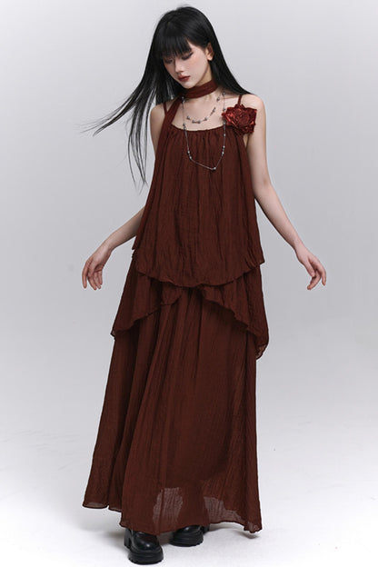 Chic Pink Skirt Top Set-Up