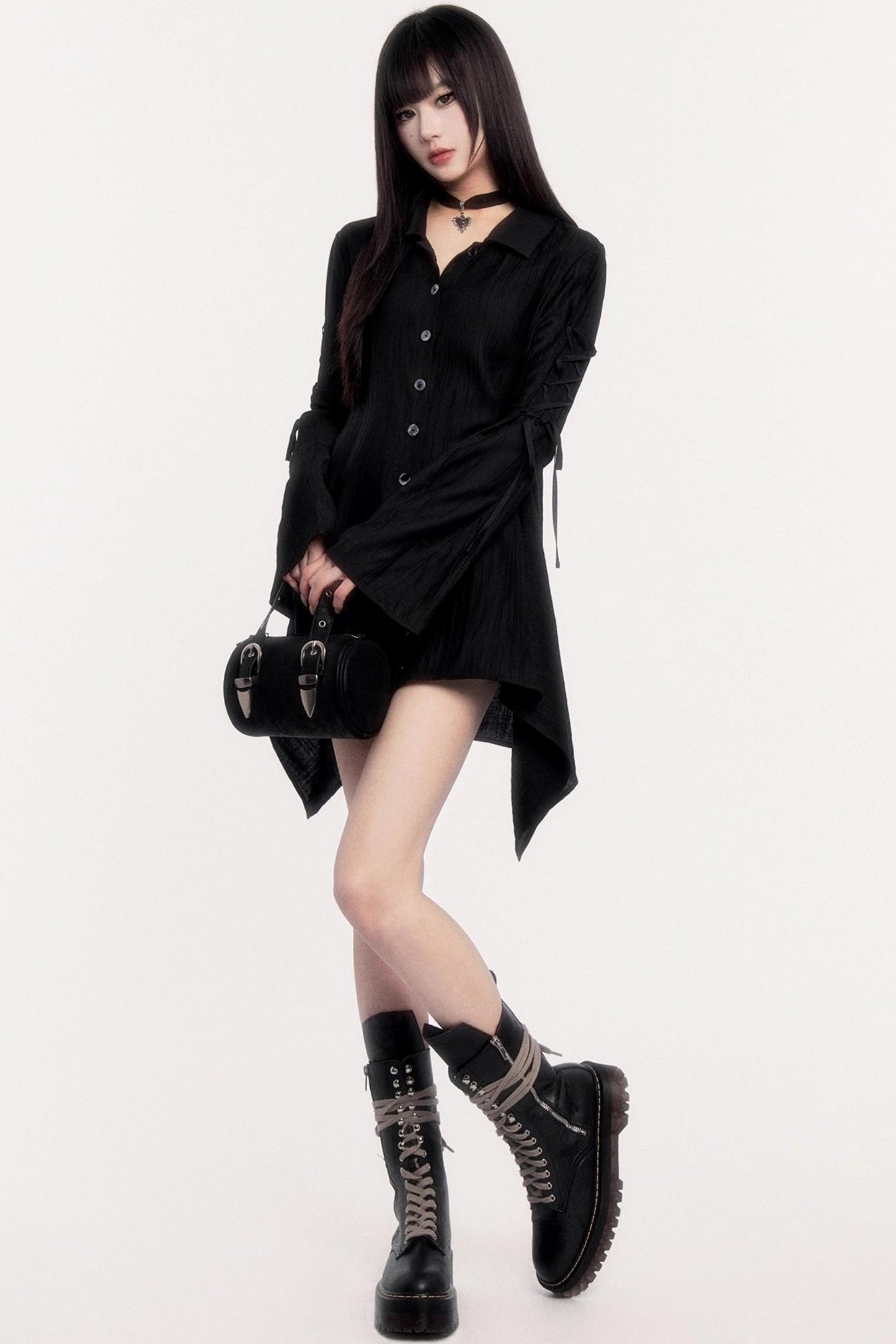 Romantic Halloween Flared Sleeve Shirt