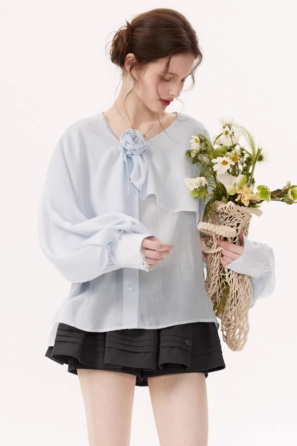 Irregular Textured Blouse