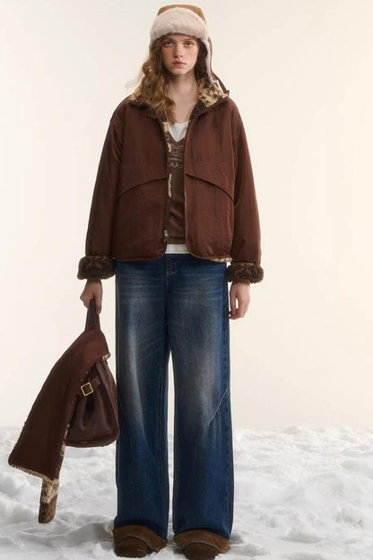 Reversible Fair Isle Fleece Jacket Set