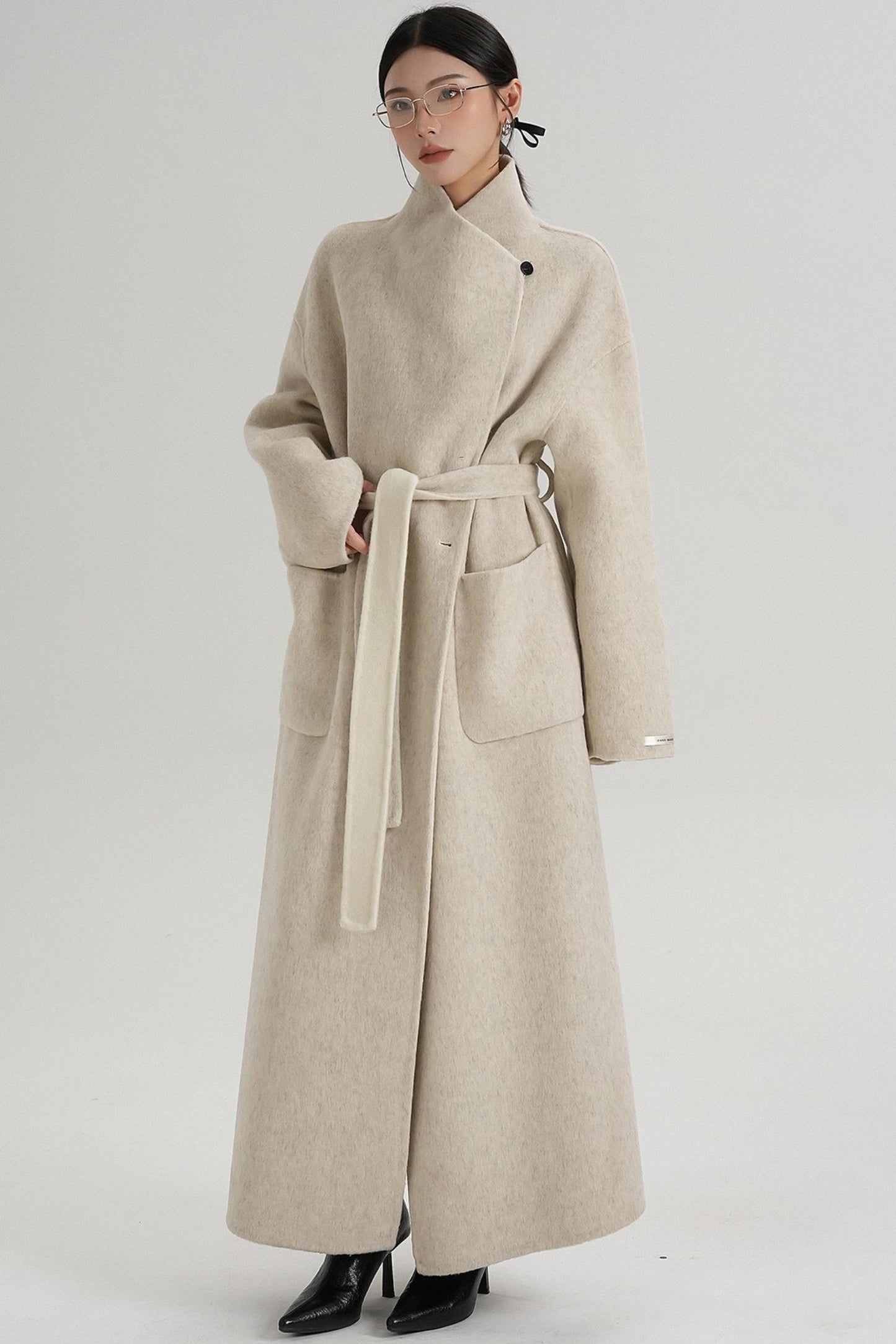 Stand-Up Wool Coat