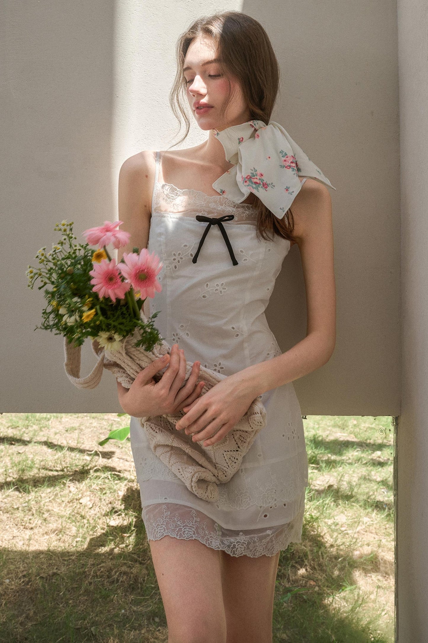 Embroidered Lace Sundress