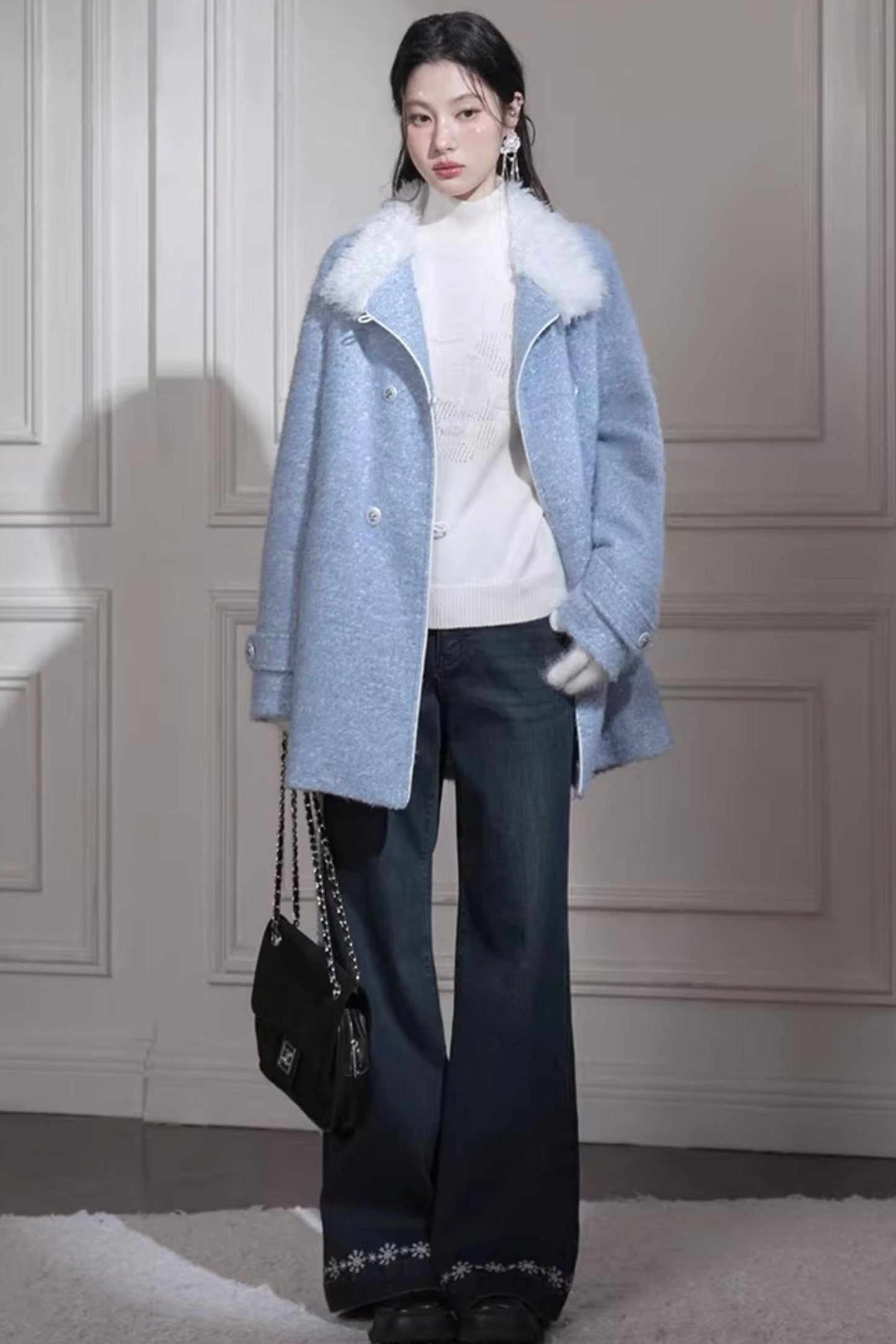 Blue Island Wool Coat