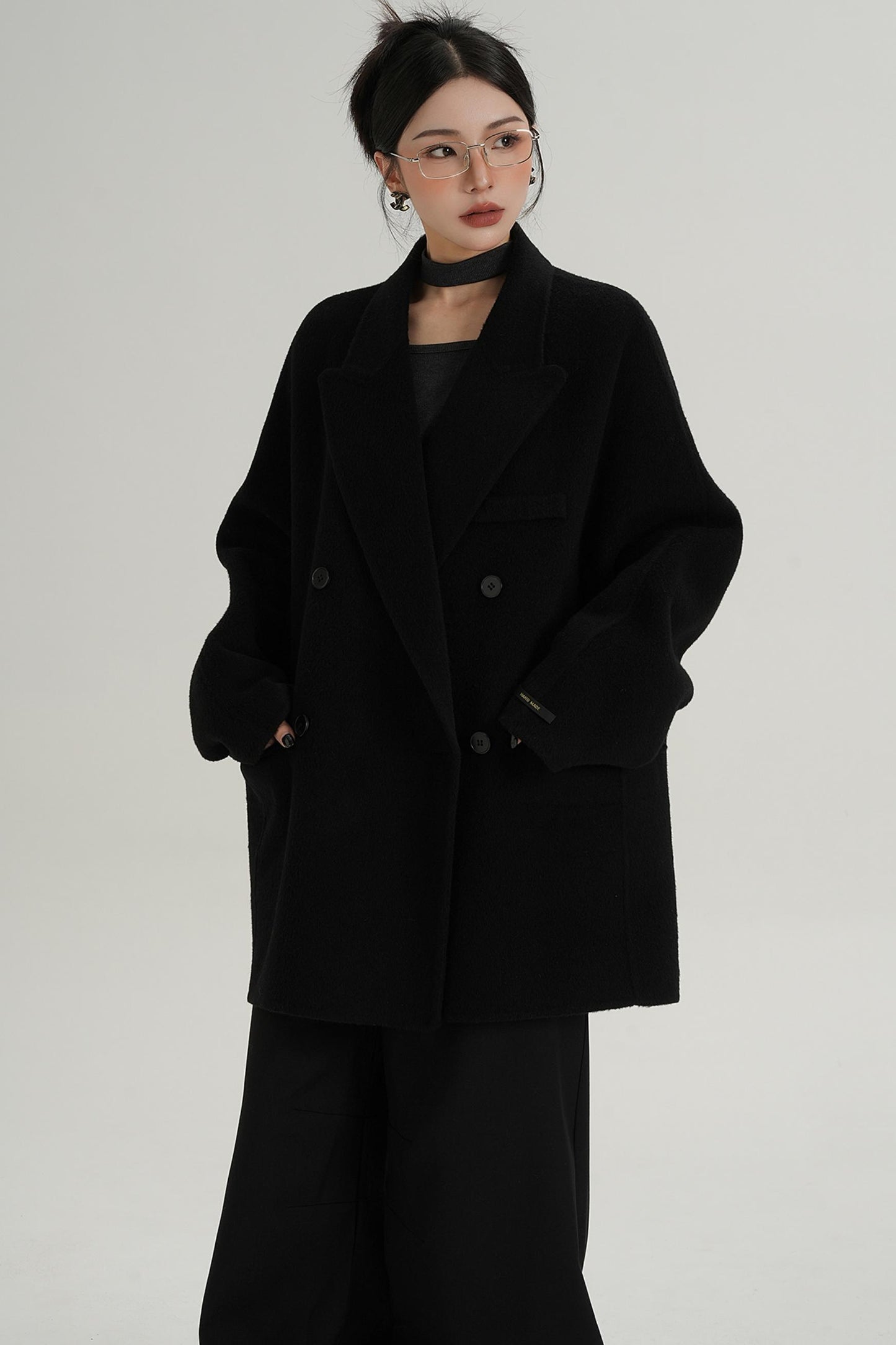 Woolen Elegance Long Coat