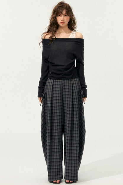 Loose Drape Straight Pants