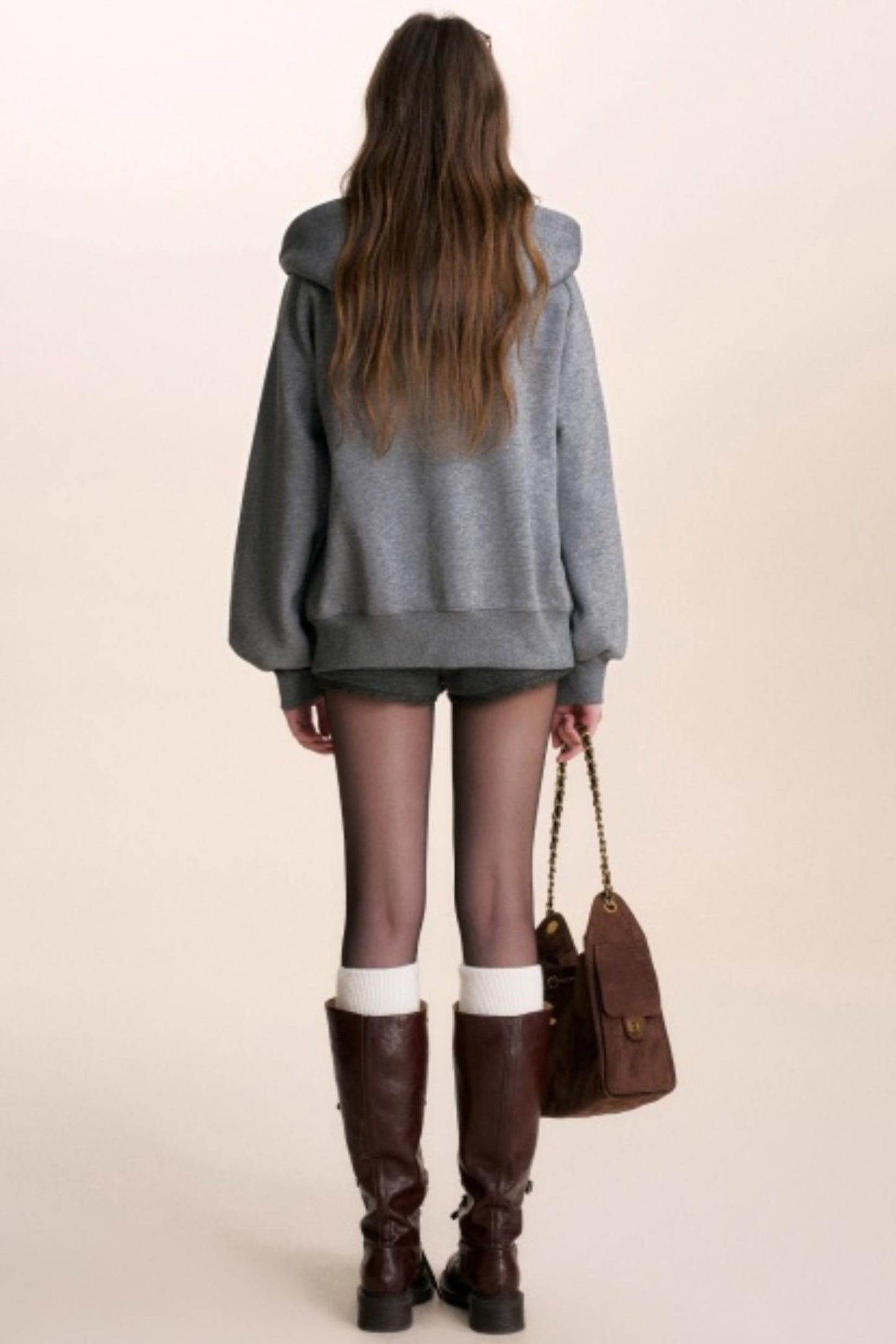 Fine Glitter Hooded Jacket