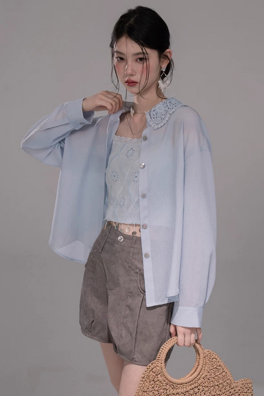 Heavy Embroidery Vest Set