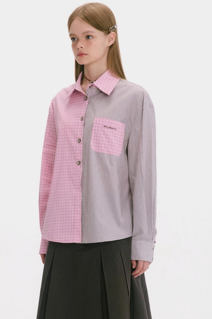 Casual Long Sleeve Check Shirt