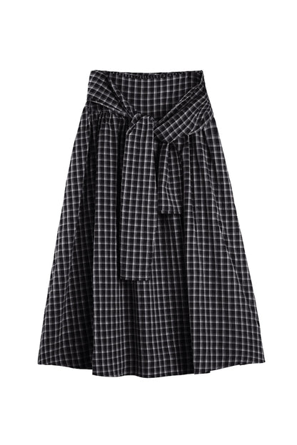 Chic Check A-Line Skirt