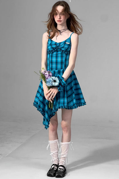 Summer Chic Plaid Dress