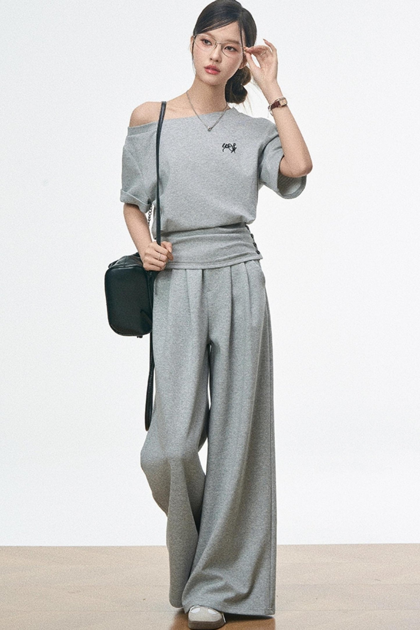 Urban Casual High Rise Skirt Set-Up