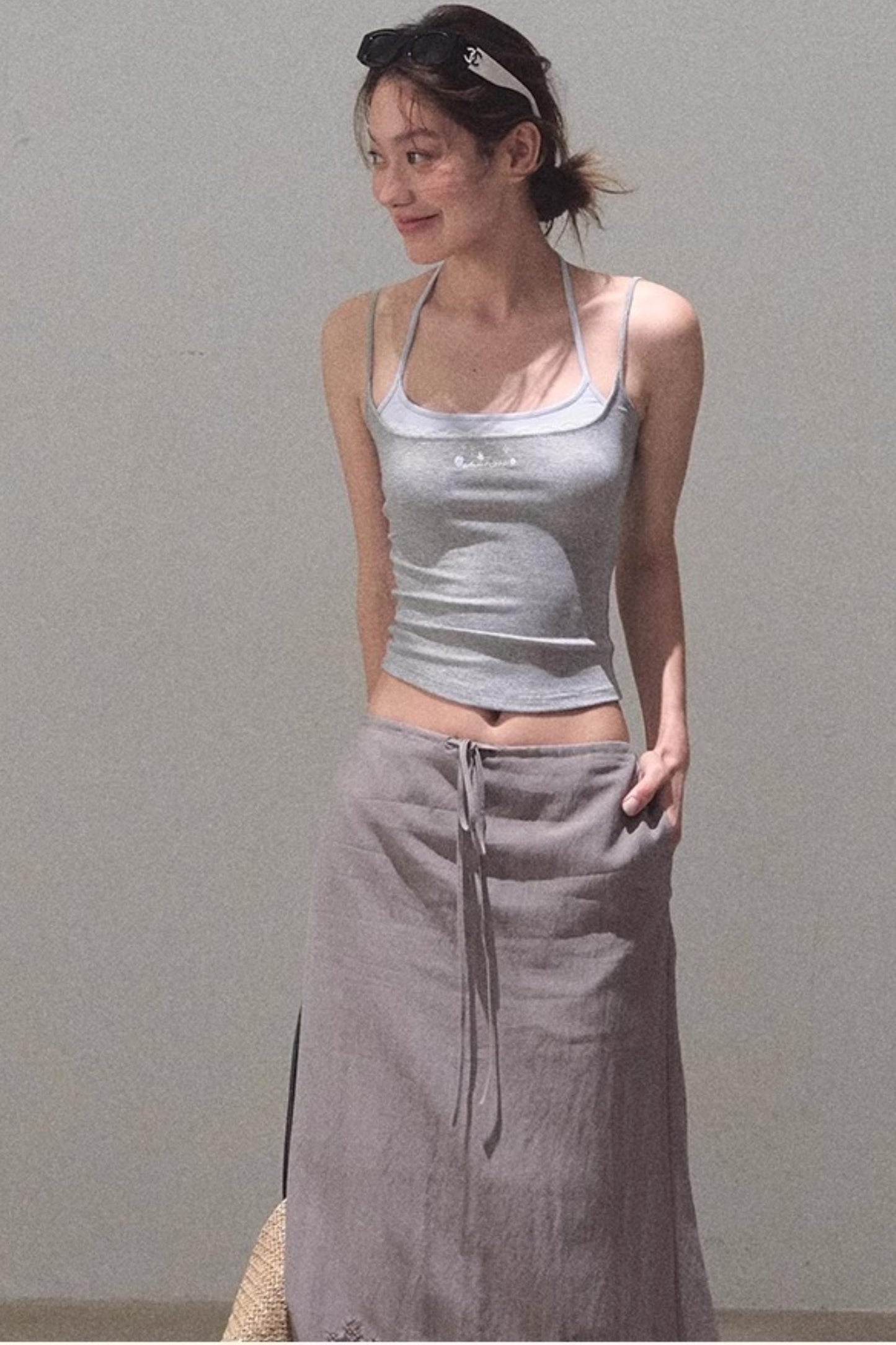 A-Line Split Skirt