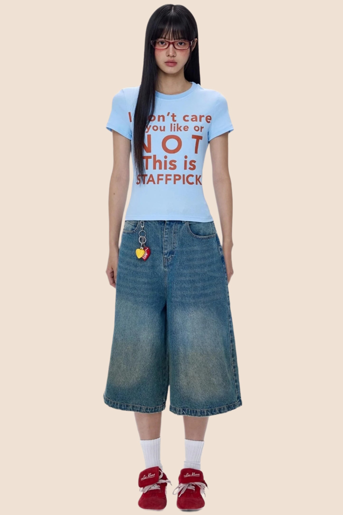 American Monogram Cropped T-Shirt