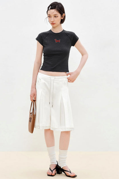 Summer Split Double Waist Pants