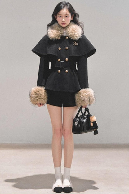 Winter Coat and Skirt Set-Up