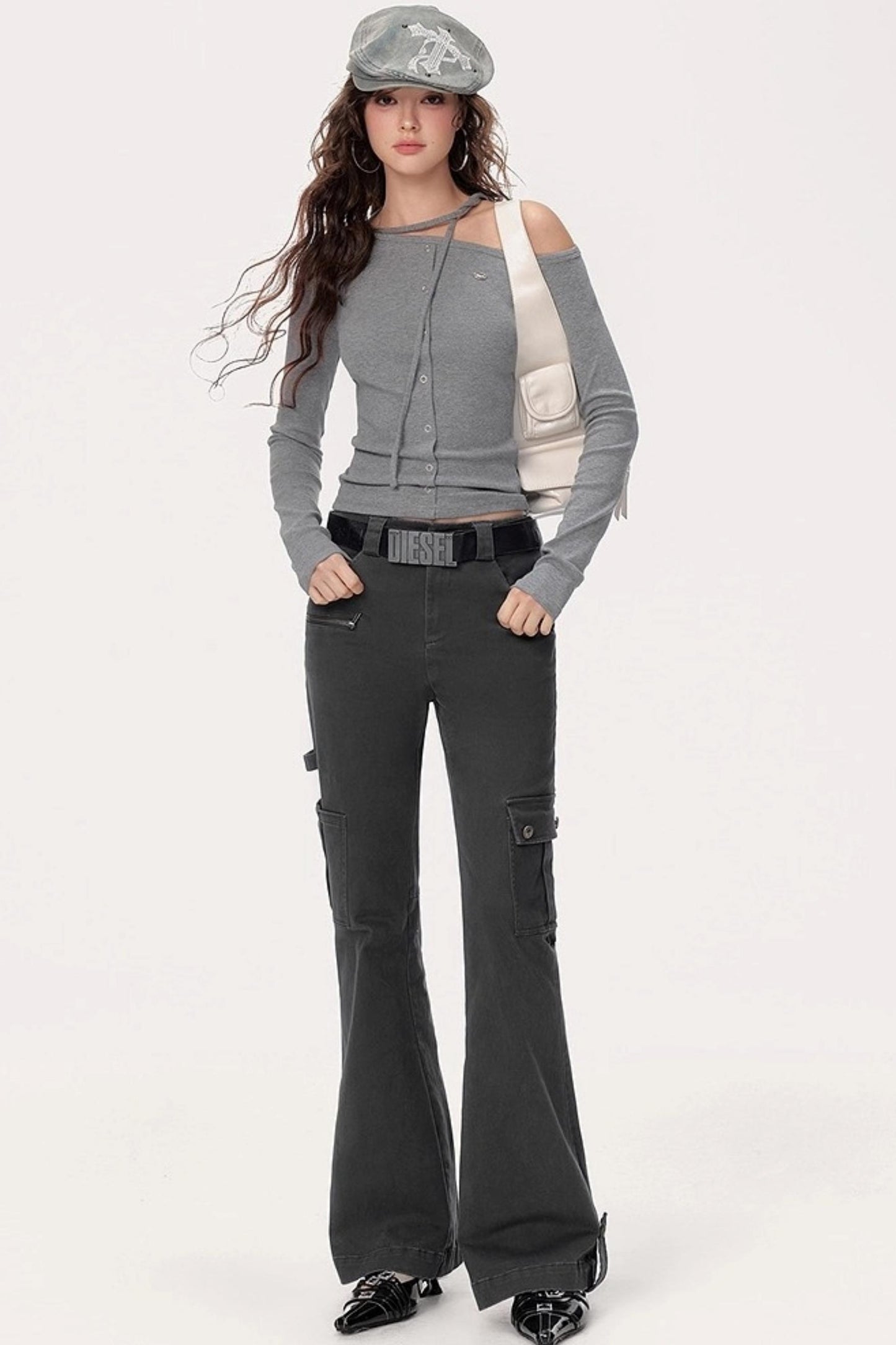 Retro Bootcut Cargo Pants