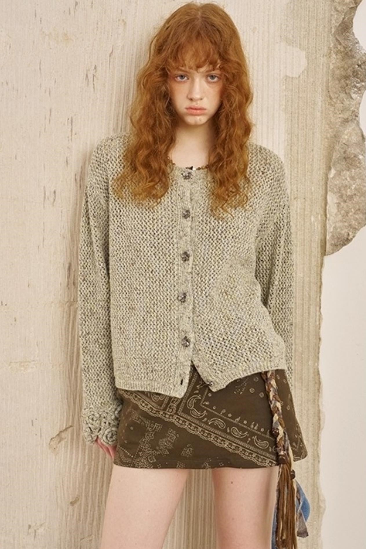 Vintage Crocheted Cardigan