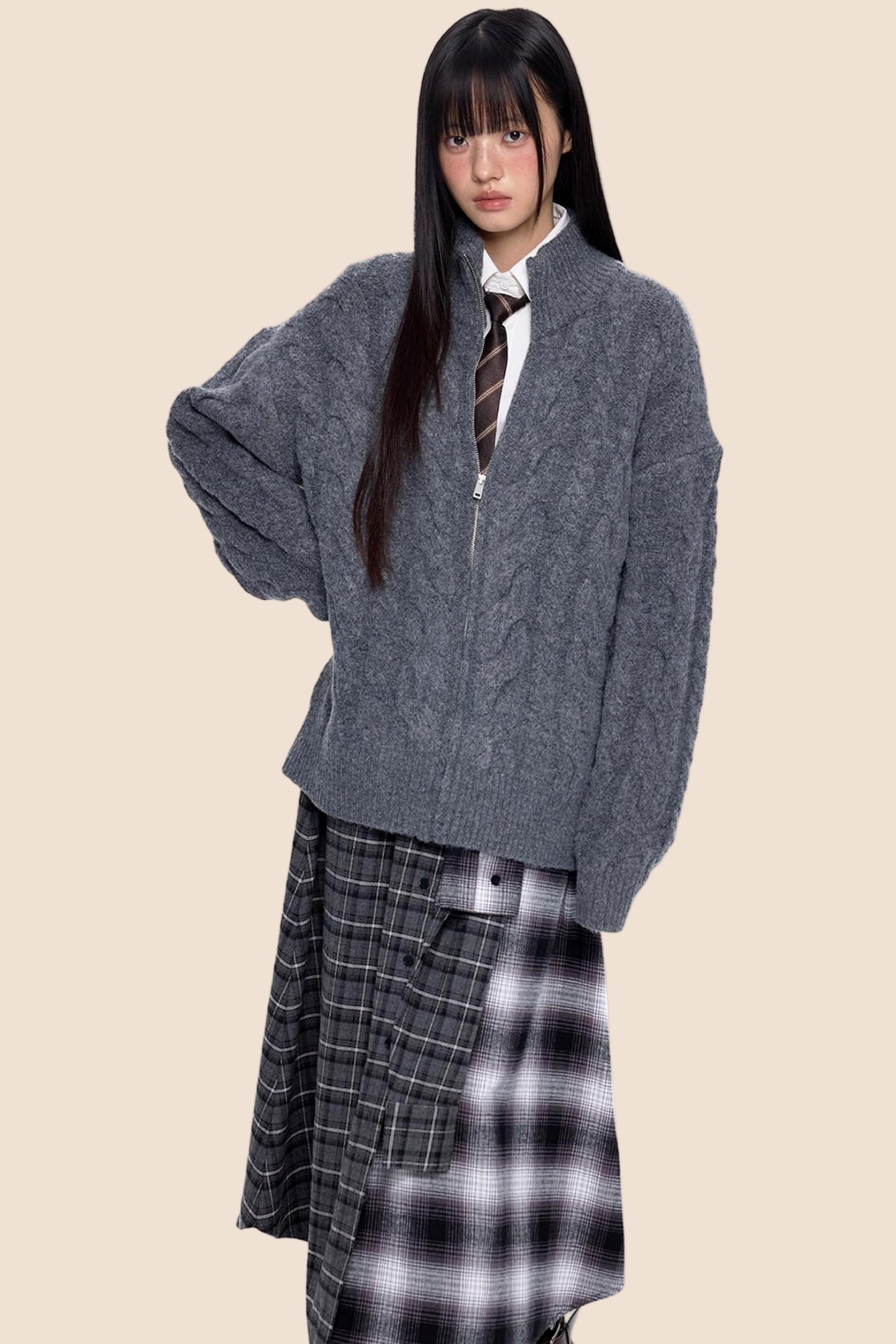 Twisted Knit Cardigan