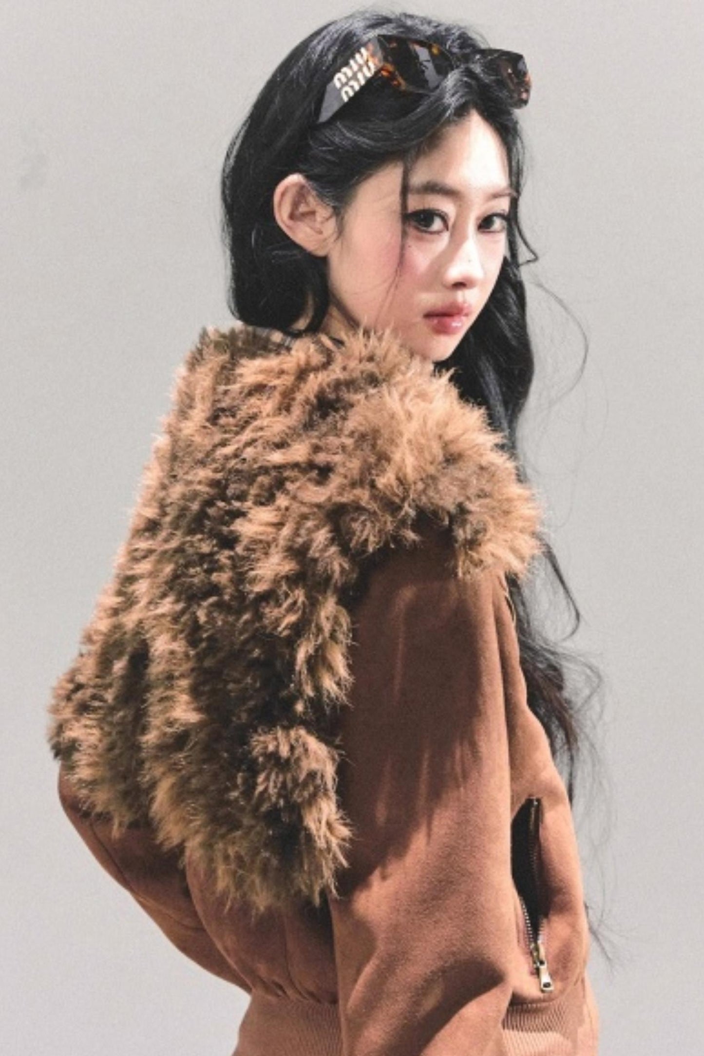 Floating Twilight Lamb Wool Coat