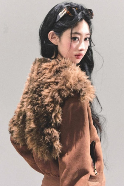 Floating Twilight Lamb Wool Coat