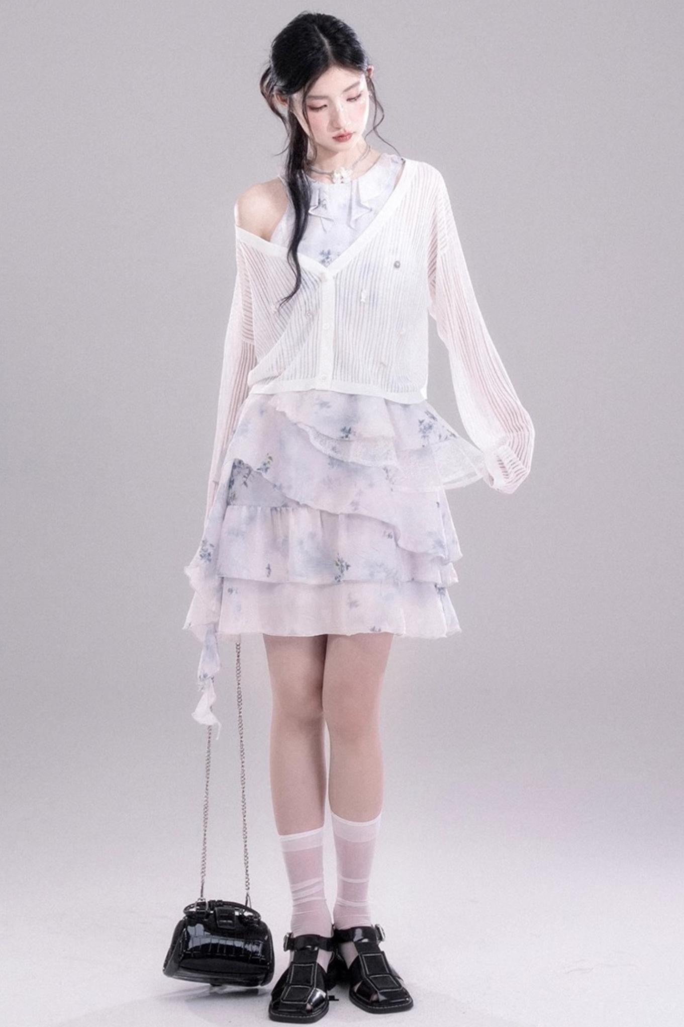 Ocean Shell Knit Cardigan