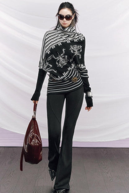 Josephine Ribbon Batwing Sweater