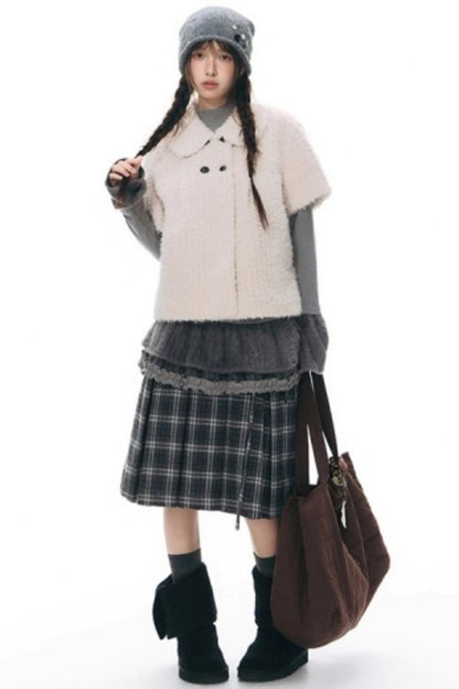 Handmade Gray Knit Beanie