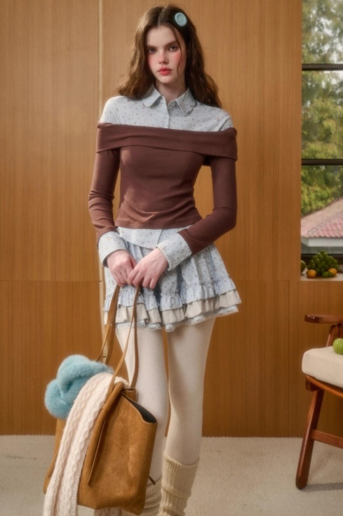 Milky Way Bunny Lace Skirt Set-Up