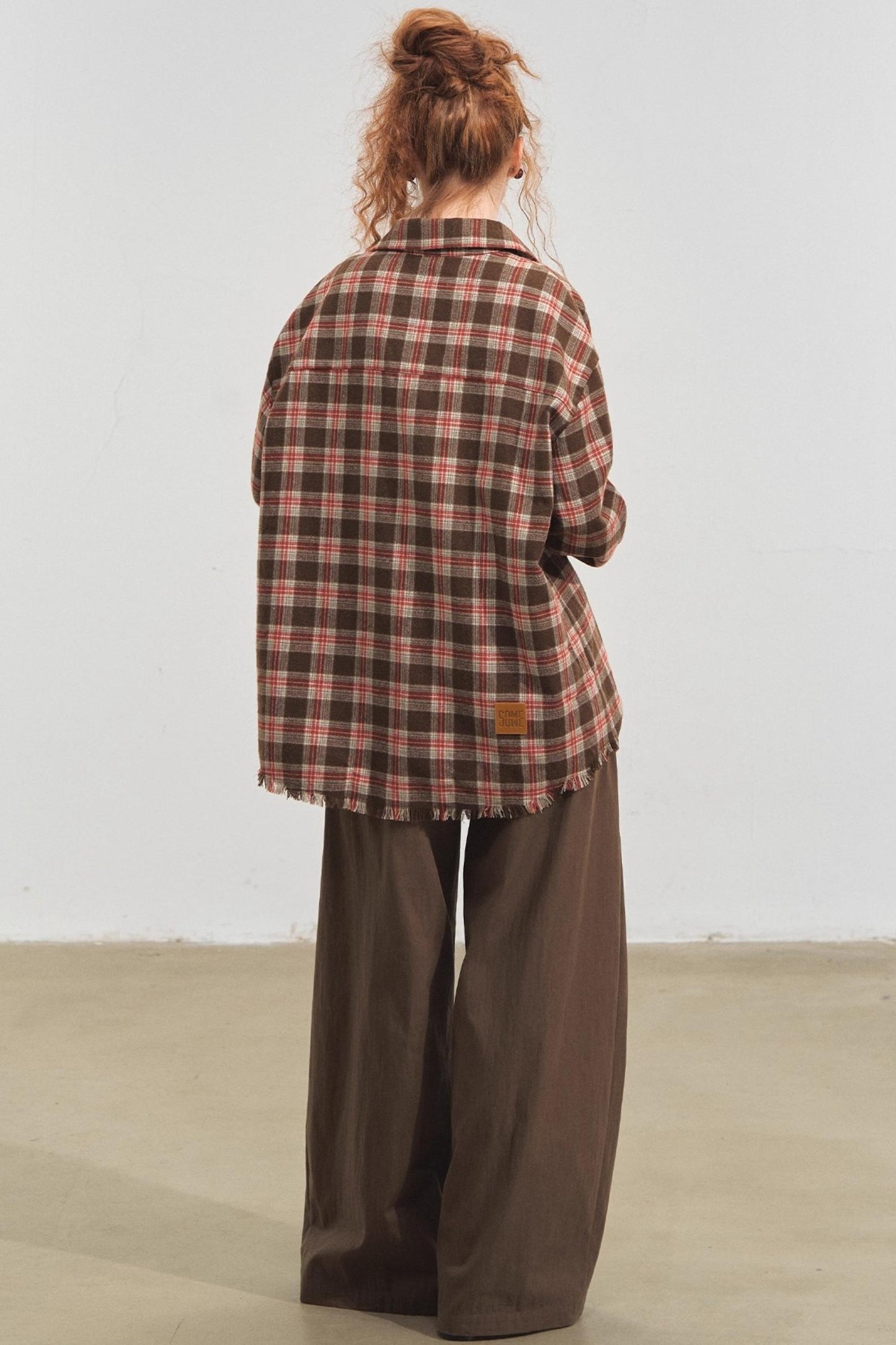 Wide-Leg Scimitar Pants