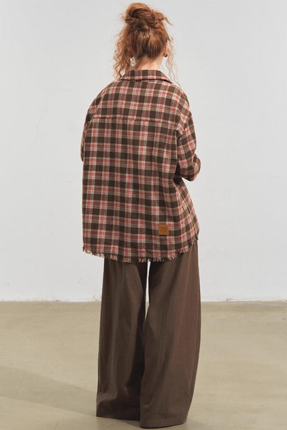 Wide-Leg Scimitar Pants