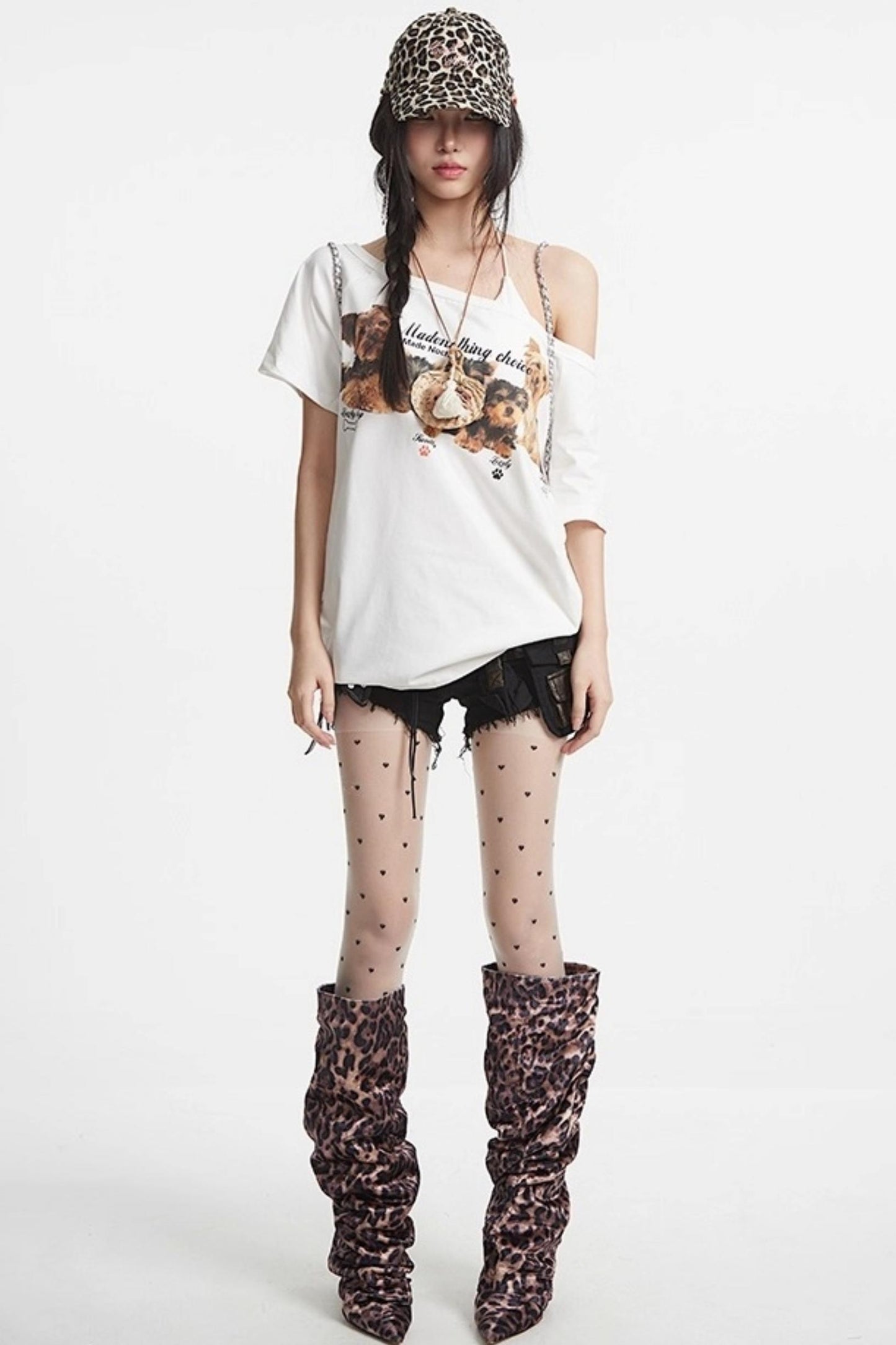 Slanted Shoulder Tee