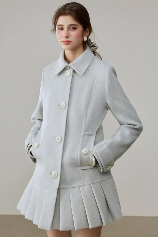 Winter Lapel Woolen Coat