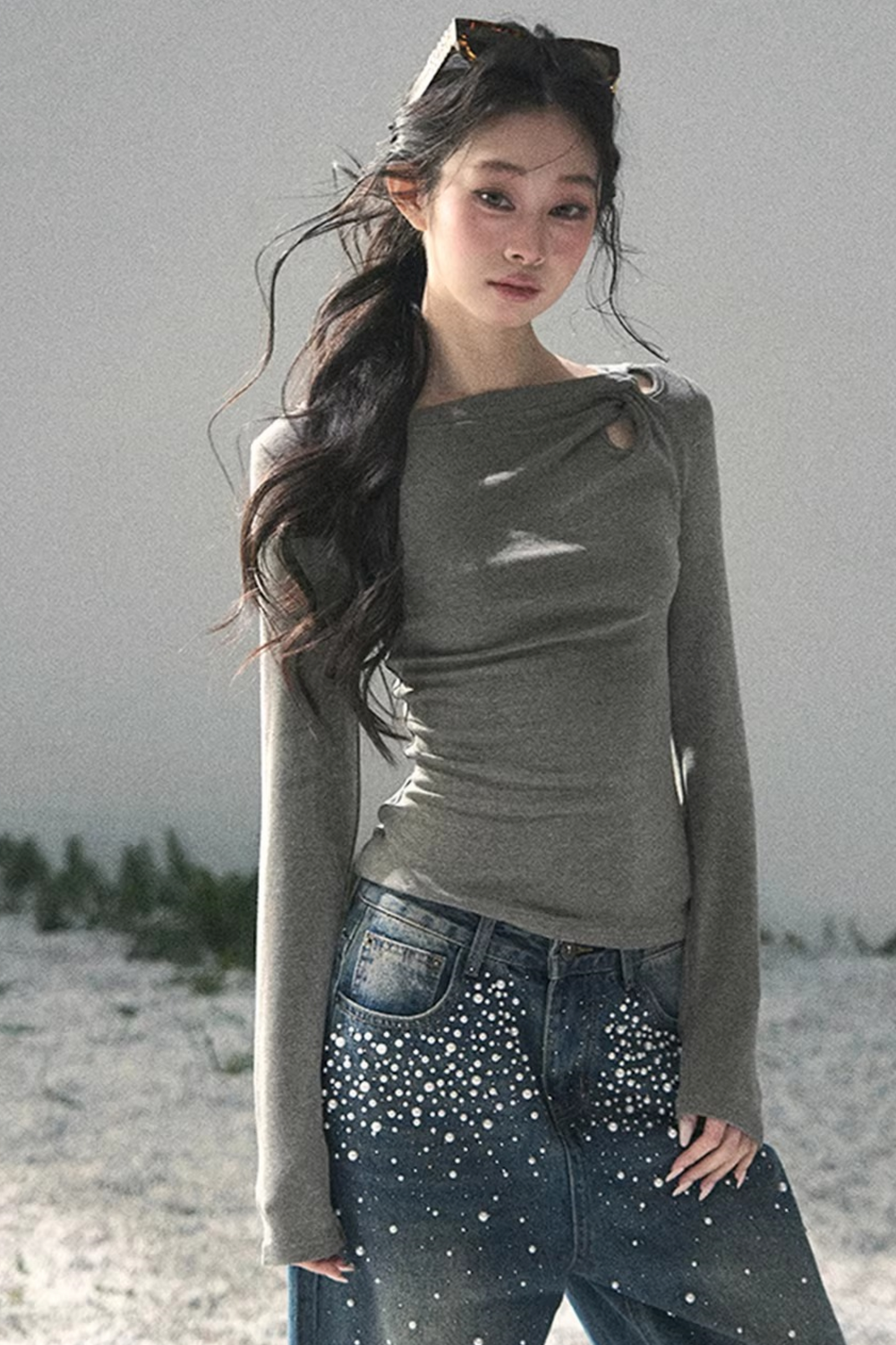 Her Silent Poetry Twisted Top