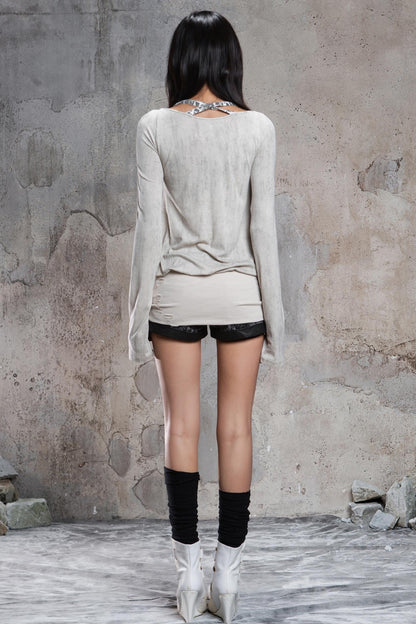 Retro Two-Piece Top Shirt Info