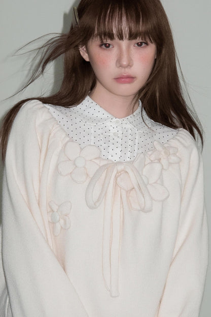 Sweet Girly Knit Top