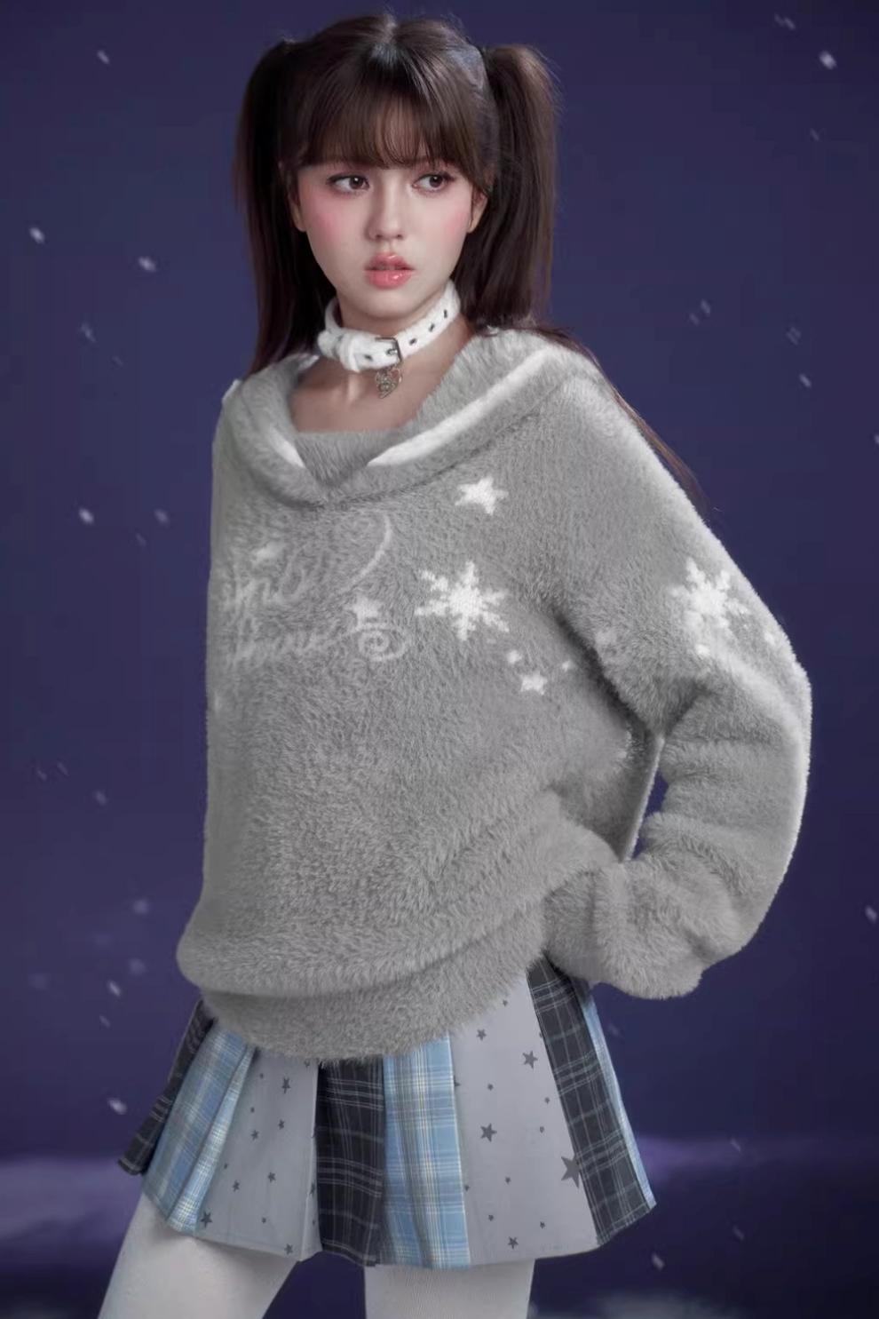 Sweet White Plush Choker