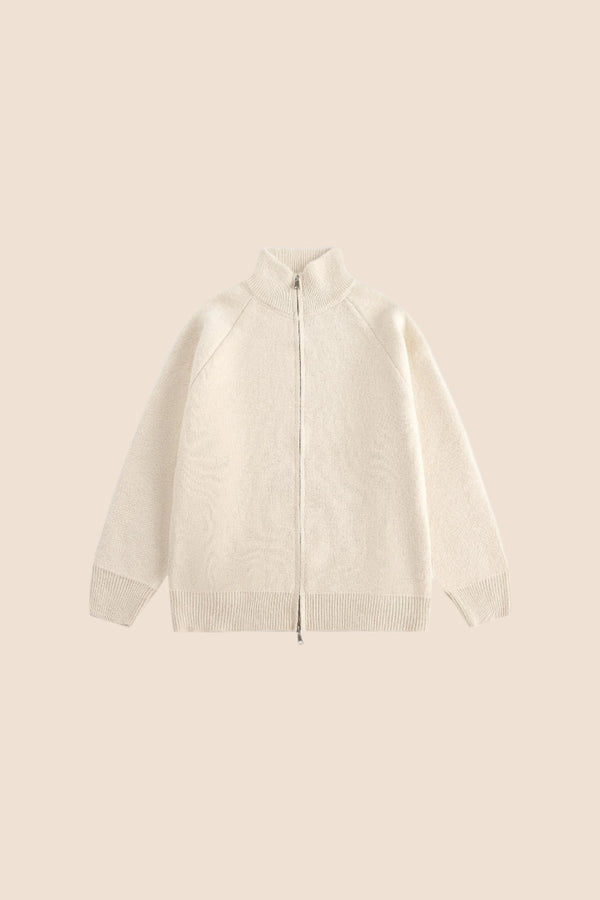 American Retro Double Zip Turtleneck Sweater