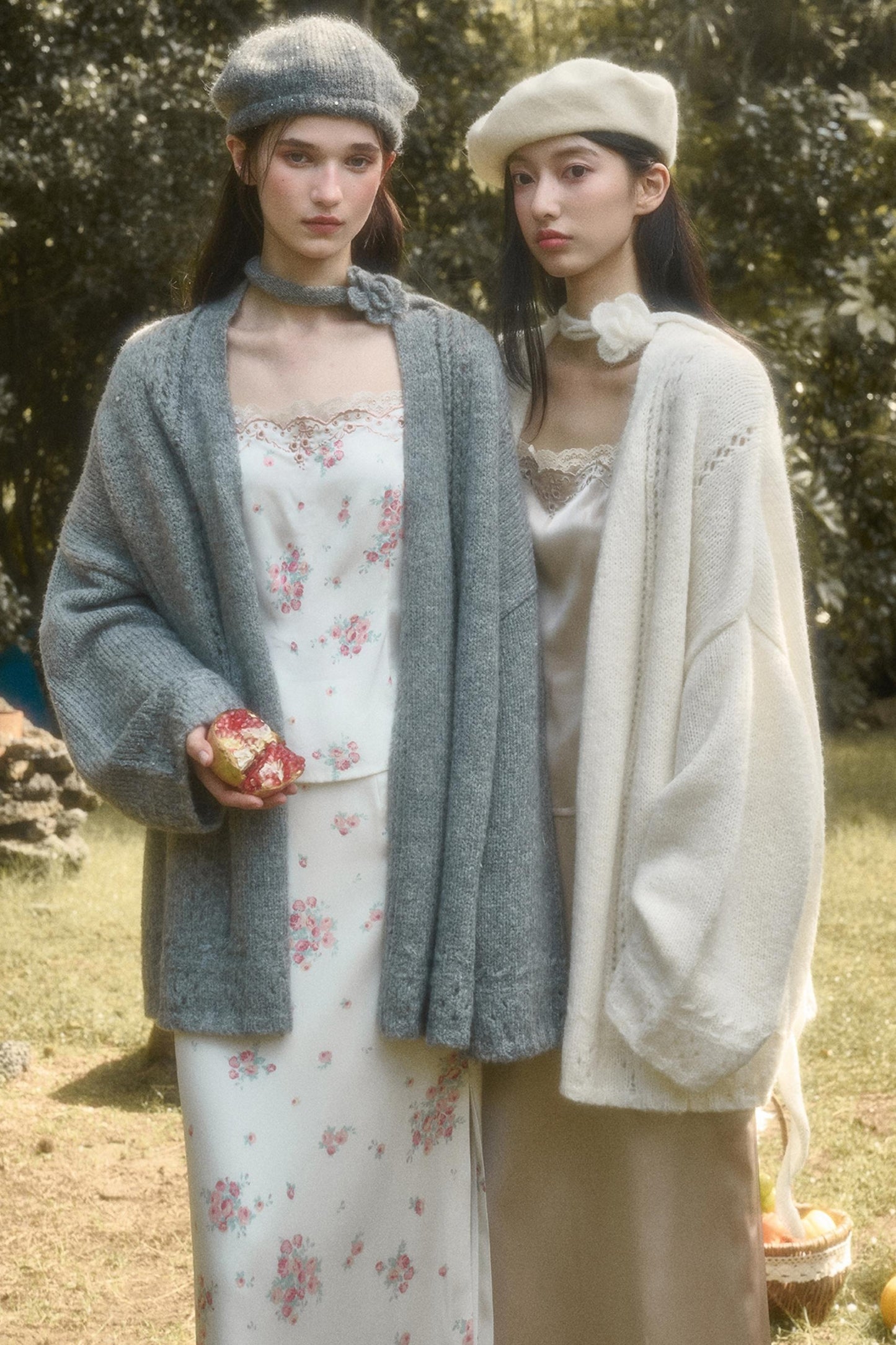 Comfortable Embroidery Top & Skirt Set-Up