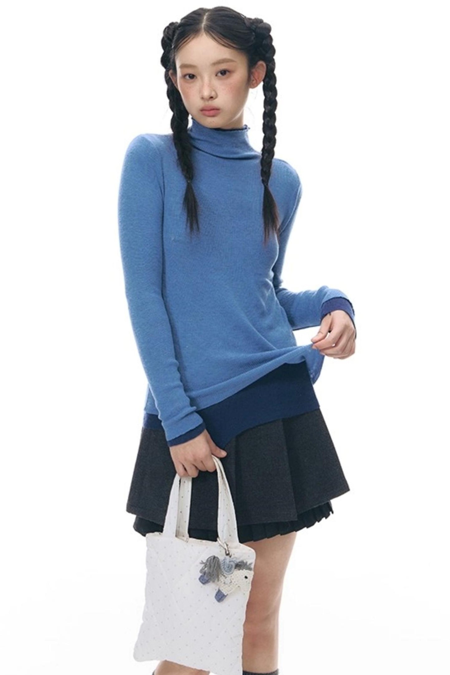 Solid Color Knitted Top