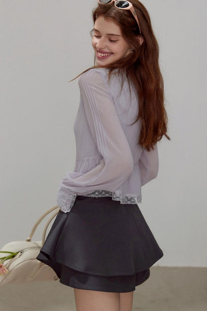 Chiffon Waist Shirt