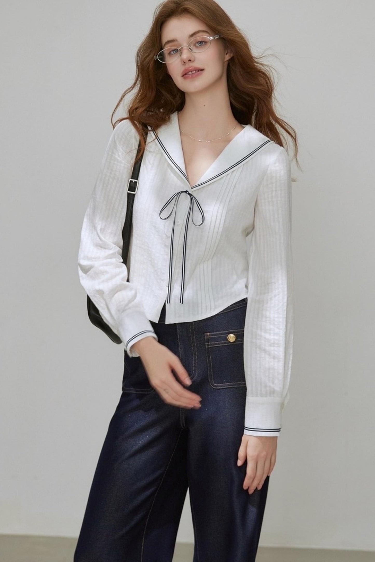 Autumn High Waist Denim Pants