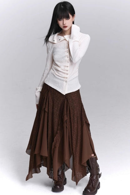 Ghostly Irregular Autumn Shirt