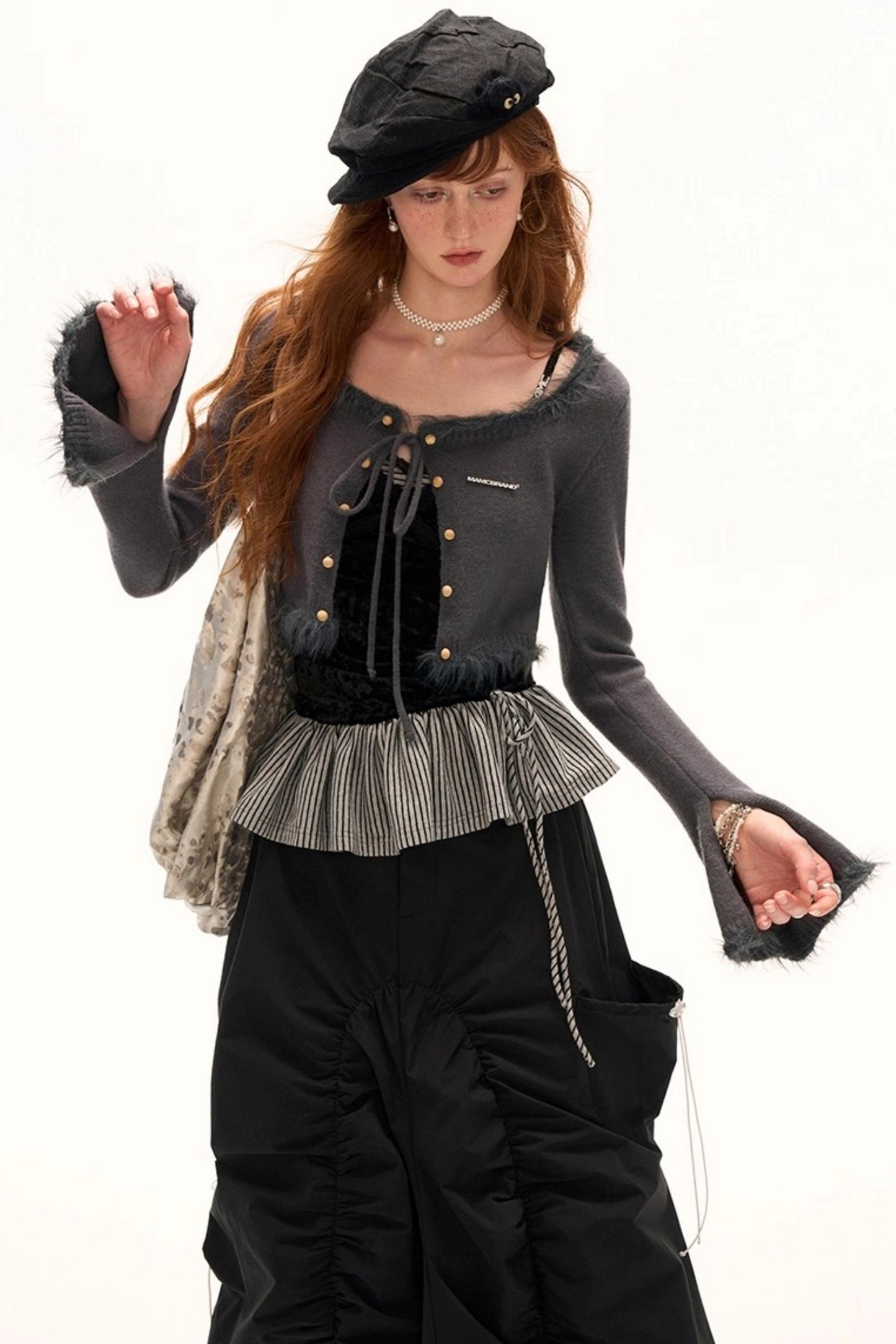 Lazy Gray Wool Sweater