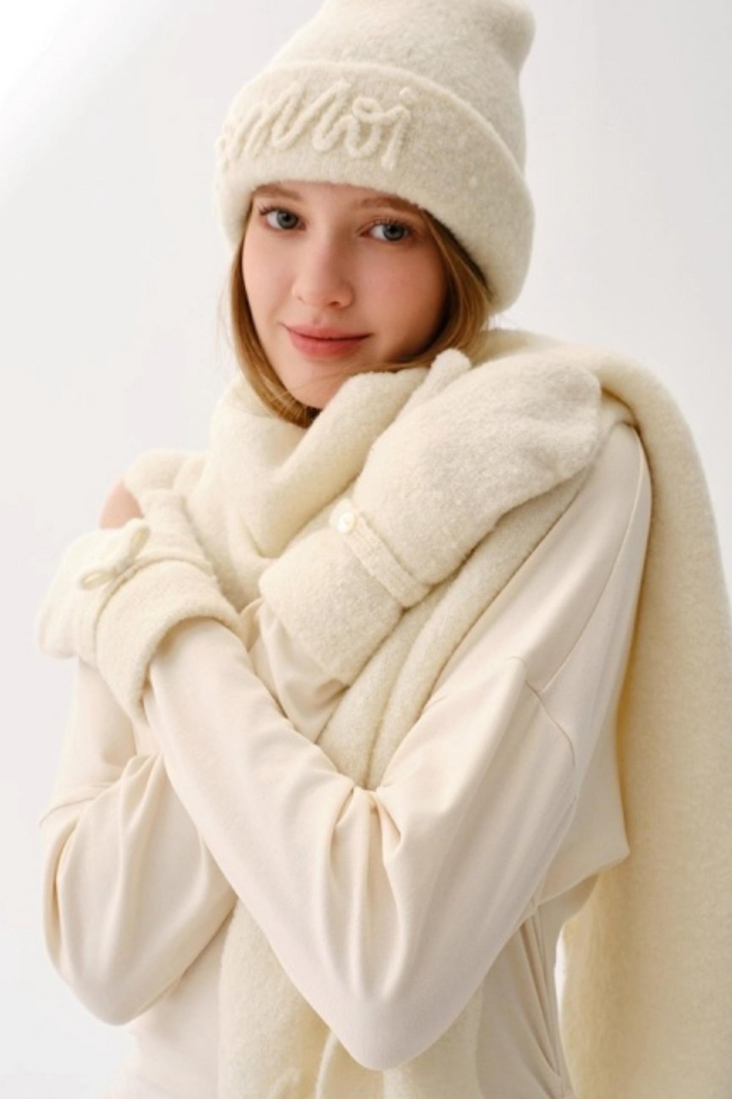 Wool Blend Knitted Set-Up