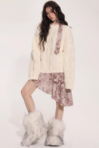 Island Wool Knit Sweater