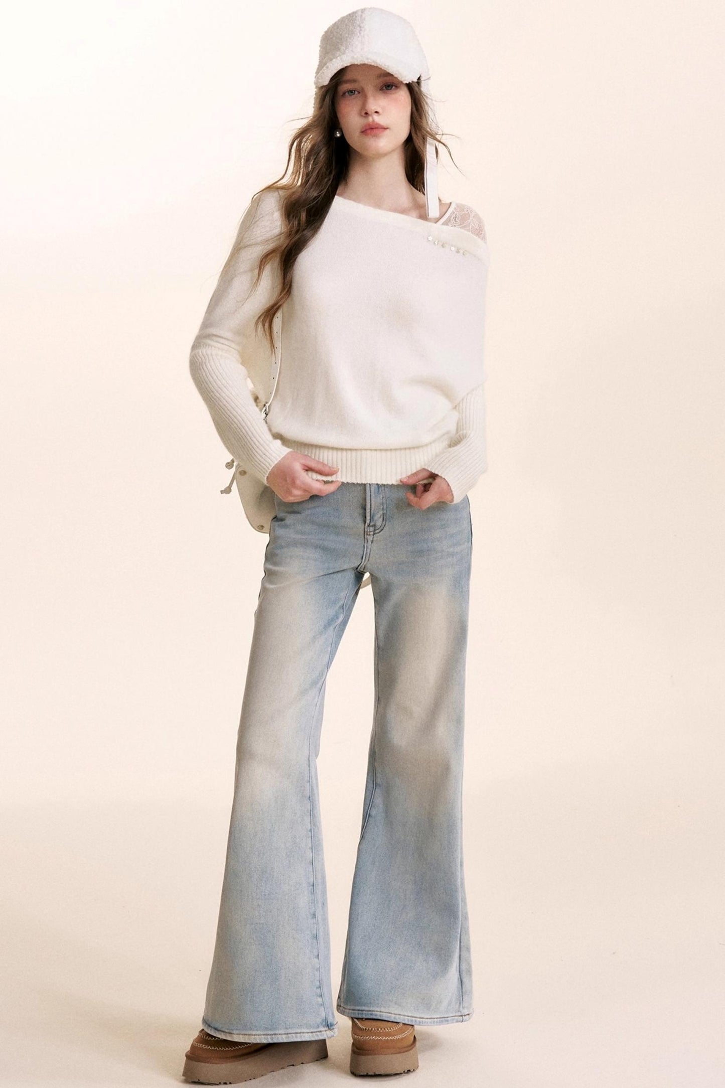 Cloudy Sequin Lace Top