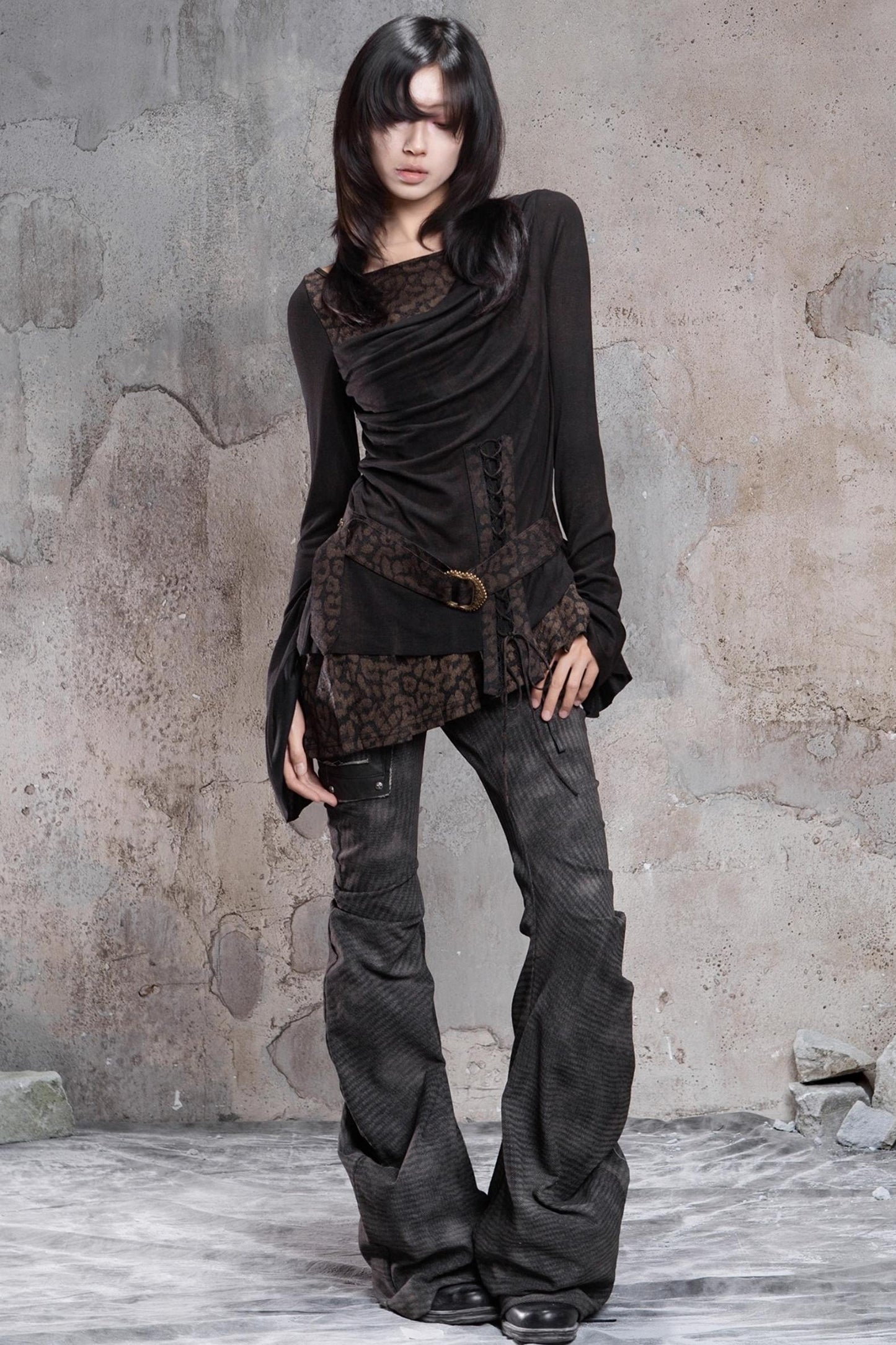 Vintage Patchwork Knitted Top