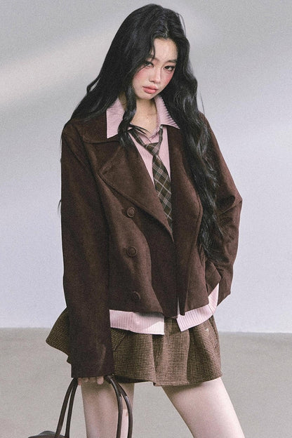 Autumn Collegiate Trench Coat