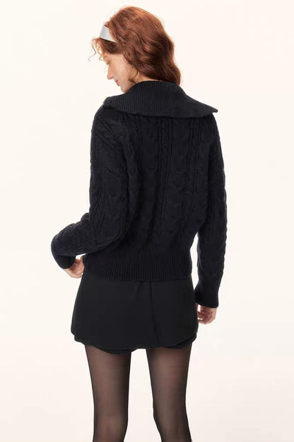 French Cable Sweater