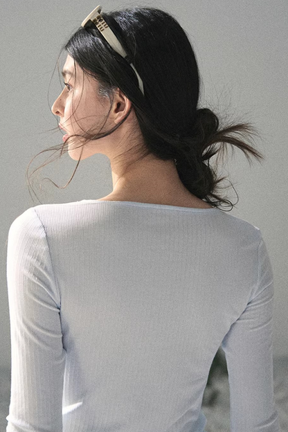 Lace Hollow-Out Top
